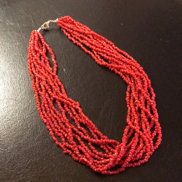 Silpada Jewelry - Silpada multi-strand red coral necklace